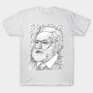 VICTOR HUGO pencil portrait .1 T-Shirt